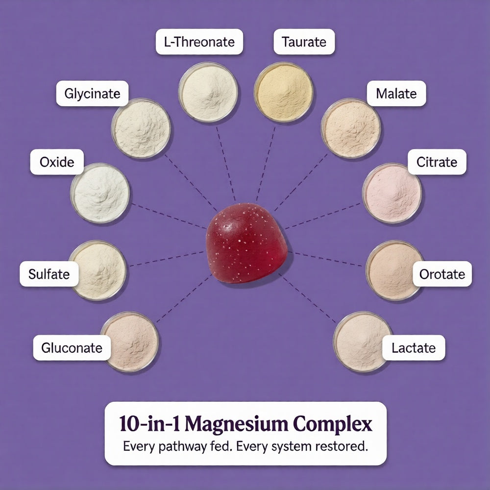 10-in-1 Magnesium Complex — 10 forms targeting 10 biological pathways