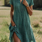 Green Polka Dots